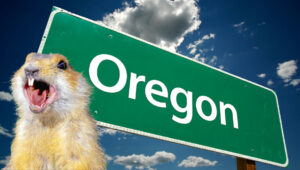 Oregon Gopher by sign